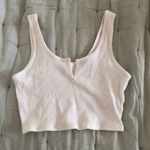 GARAGE white tank top